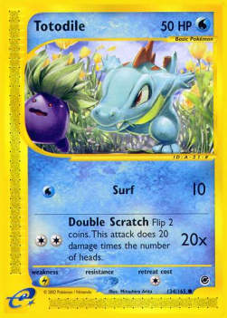 Totodile - Expedition Base Set (Common) [EX-134]