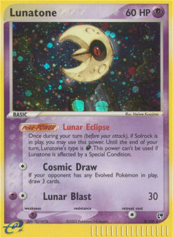 Lunatone - EX Sandstorm (Holo Rare) [SS-8]