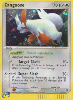 Zangoose - EX Sandstorm (Holo Rare) [SS-14]