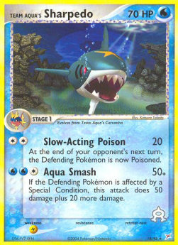 Team Aqua's Sharpedo (Water) - EX Team Magma vs Team Aqua (Rare) [MA-18]