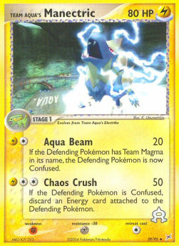 Team Aqua's Manectric (Lightning) - EX Team Magma vs Team Aqua (Uncommon) [MA-29]