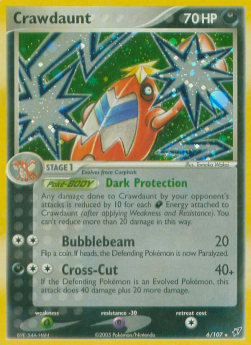 Crawdaunt - EX Deoxys (Holo Rare) [DX-6]