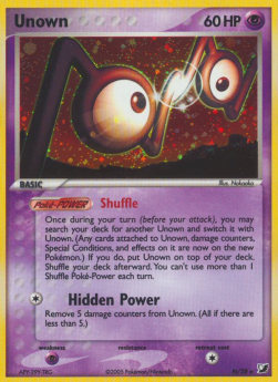 Unown - EX Unseen Forces (Rare) [UF-N-28]