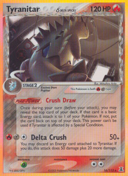 Tyranitar δ Delta Species - EX Delta Species (Holo Rare) [DS-16]
