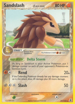 Sandslash δ Delta Species - EX Delta Species (Rare) [DS-27]