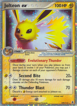 Jolteon ex - EX Delta Species (Ultra Rare) [DS-109]