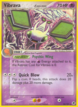 Vibrava δ Delta Species - EX Dragon Frontiers (Rare) [DF-24]