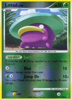 Lotad Lv.14 - Platinum (Secret Rare) [PL-SH4]