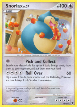 Snorlax Lv.37 - Rising Rivals (Rare) [RR-33]