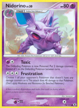 Nidorino Lv.30 - Rising Rivals (Common) [RR-74]