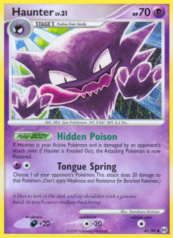 Haunter Lv.31 - Arceus (Uncommon) [AR-41]