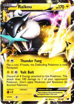 Raikou EX - Dark Explorers (Ultra Rare) [DEX-38]