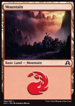 Mountain (V.3) - Shadows over Innistrad (Land) [SOI-294]