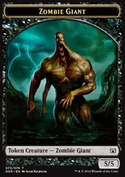 Zombie Giant Token (Black 5/5) - Duel Decks: Nissa vs. Ob Nixilis (Token) [DDR-073]