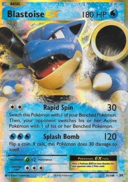 Blastoise EX - Evolutions (Ultra Rare) [EVO-21]