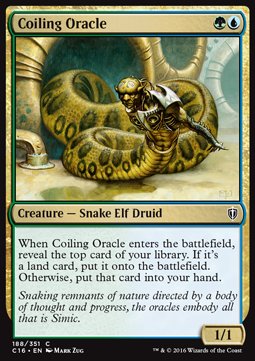 Coiling Oracle - Commander 2016 (Common) [C16-188]