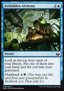 Forbidden Alchemy - Modern Masters 2017 (Common) [MM3-38]