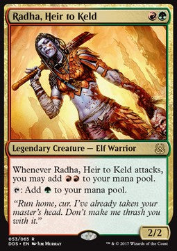 Radha, Heir to Keld - Duel Decks: Mind vs. Might (Rare) [DDS-53]