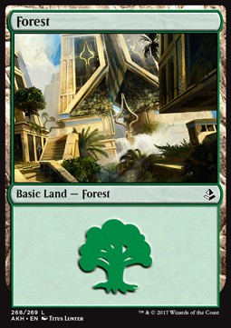 Forest (V.3) - Amonkhet (Land) [AKH-268]
