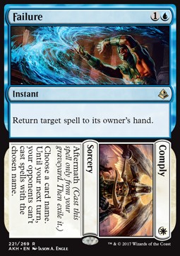 Failure // Comply - Amonkhet (Rare) [AKH-221]