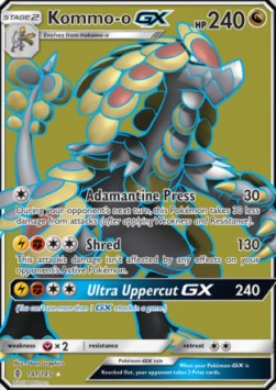 Kommo-o GX - Guardians Rising (Ultra Rare) [GRI-141]