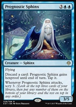 Prognostic Sphinx - Archenemy: Nicol Bolas (Rare) [E01-26]