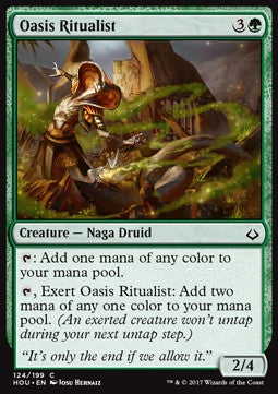 Oasis Ritualist - Hour of Devastation (Common) [HOU-124]