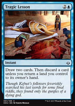 Tragic Lesson - Hour of Devastation (Common) [HOU-51]