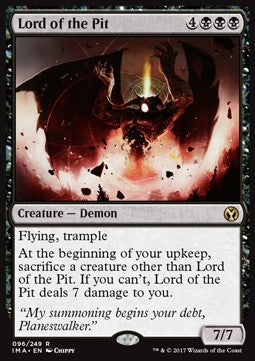 Lord of the Pit - Iconic Masters (Rare) [IMA-96]
