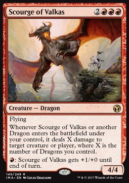 Scourge of Valkas - Iconic Masters (Rare) [IMA-145]
