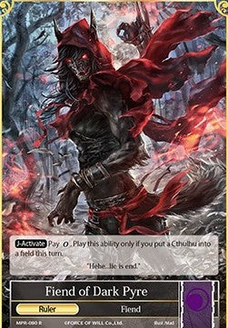 Fiend of Dark Pyre // Nyarlathotep, the Faceless God (Rare) [-080]