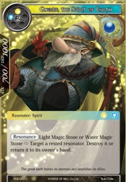 Gnome, the Spirit of Earth (Uncommon) [-063]
