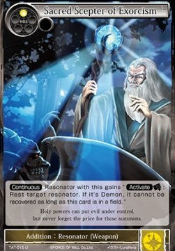 Sacred Scepter of Exorcism (Uncommon) [-015]