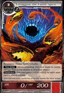 Fthaggua, the Flame Spirit (Rare) [-028]