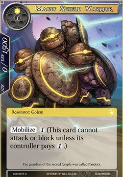Magic Shield Warrior (Common) [-016]