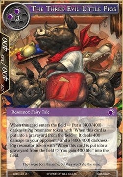 The Three Evil Little Pigs (Uncommon) [-137]