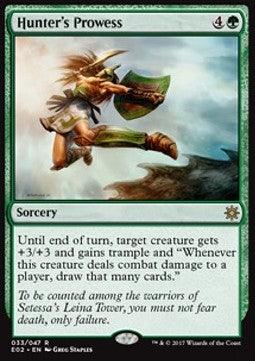 Hunter's Prowess - Explorers of Ixalan (Rare) [E02-33]