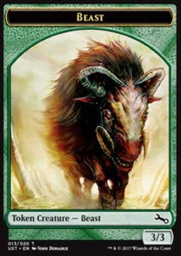 Beast Token (Green 3/3) - Unstable (Token) [UST-T13]