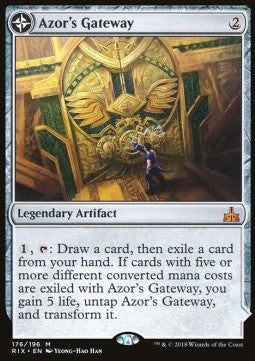 Azor's Gateway // Sanctum of the Sun - Rivals of Ixalan (Mythic) [RIX-176]