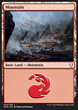 Mountain (V.3) - Dominaria (Land) [DOM-264]