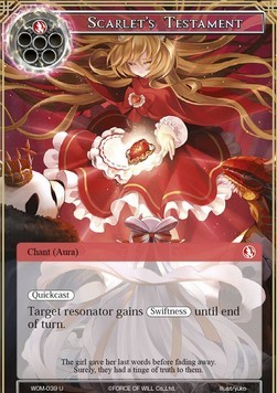 Scarlet's Testament (Uncommon) [-039]