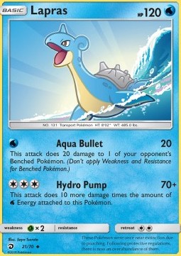 Lapras - Dragon Majesty (Uncommon) [DRM-21]