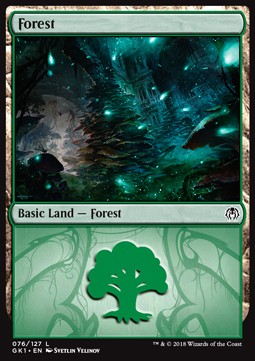 Forest (V.1) - Guilds of Ravnica: Guild Kits (Land) [GK1-76]