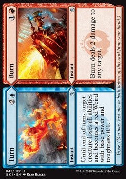 Turn // Burn - Guilds of Ravnica: Guild Kits (Uncommon) [GK1-45]