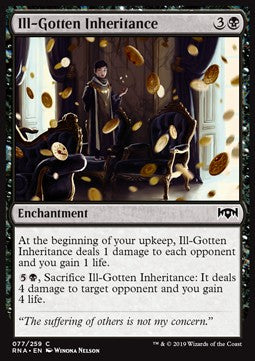 Ill-Gotten Inheritance - Ravnica Allegiance (Common) [RNA-77]