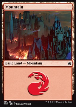 Mountain (V.3) - War of the Spark (Land) [WAR-261]