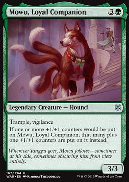 Mowu, Loyal Companion - War of the Spark (Uncommon) [WAR-167]