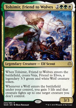 Tolsimir, Friend to Wolves - War of the Spark (Rare) [WAR-224]