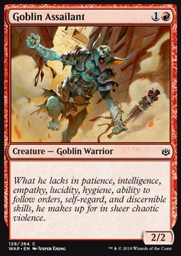 Goblin Assailant - War of the Spark (Common) [WAR-128]