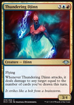 Thundering Djinn - Modern Horizons (Uncommon) [MH1-215]